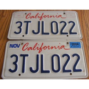 Автомобильные номера разных штатов США License Plates (US-55-89)