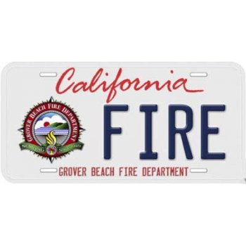 Автомобильный номер подразделения пожарного департамента США License Plates (E180338065011)