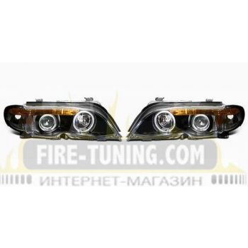 Тюнинговые фары с декоративными очками BMW E46