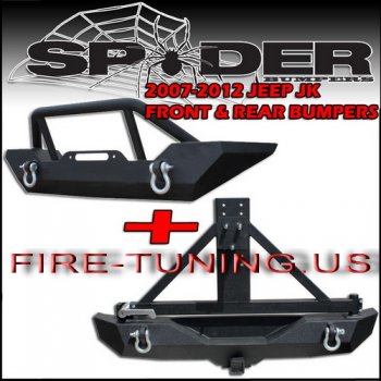 Комплект силовых бамперов SPYDER XRC Style JEEP Wrangler JK