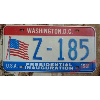 Редкий автомобильный номер США License Plates WASHINGTON 1981